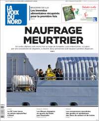 Portada de La Voix du Nord (Francia)