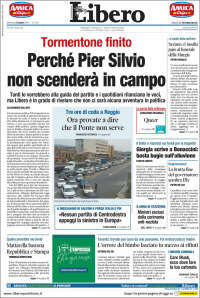 Portada de Libero (Italia)