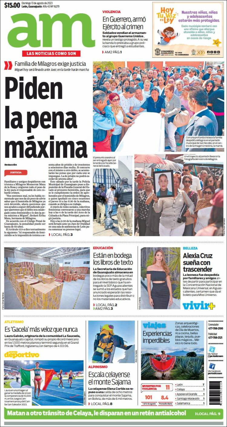 Portada de Al Día A.M. (M&eacute;xico)