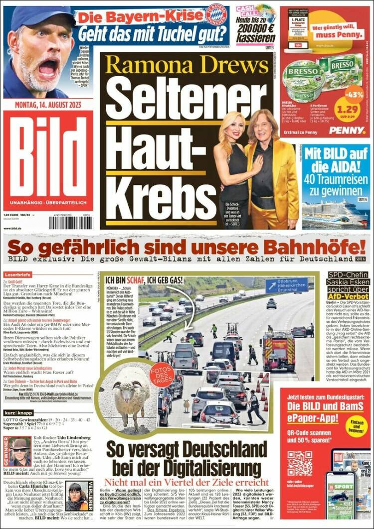 Portada de Bild (Alemania)