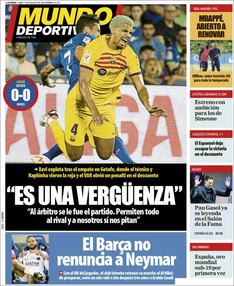 Portada de Mundo Atlético (España)