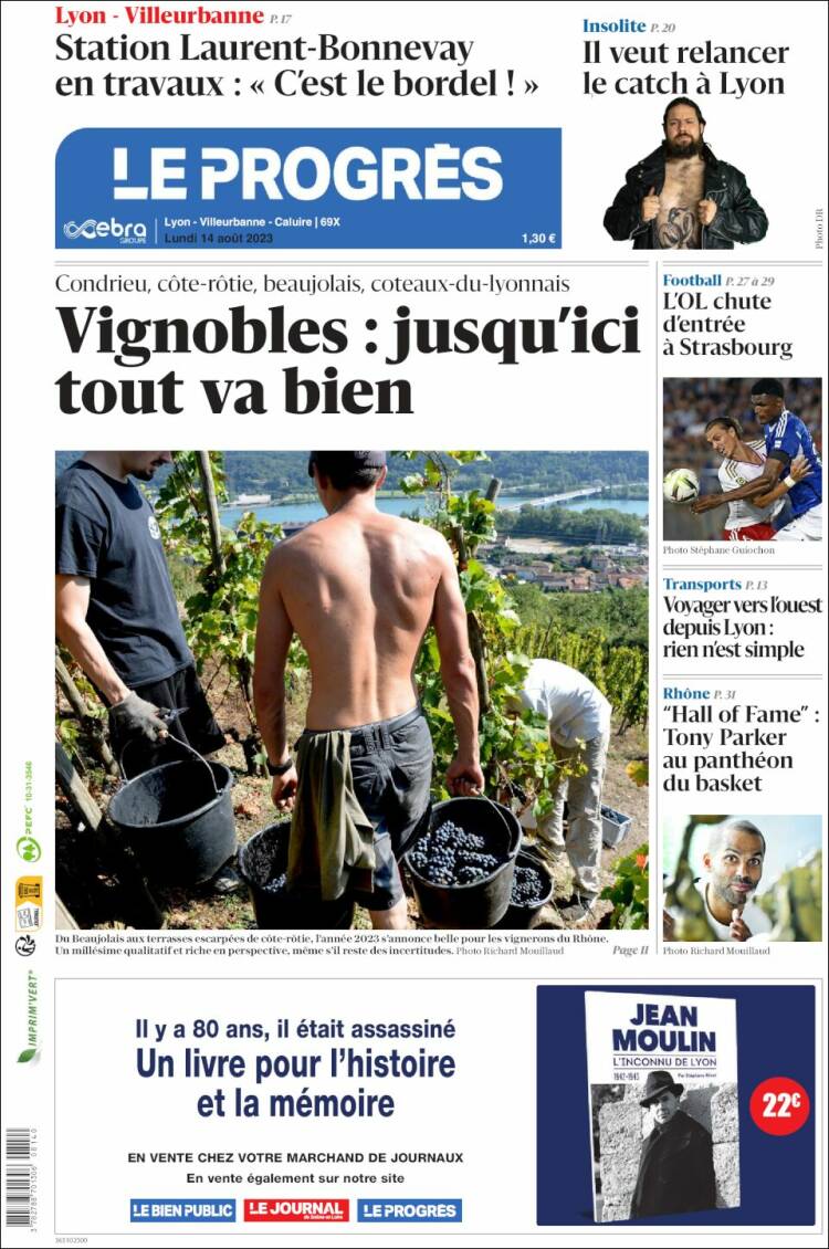 Portada de Progres de Fecamp (Francia)