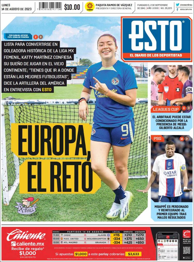 Portada de Esto (M&eacute;xico)