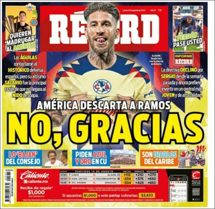Portada de Record (M&eacute;xico)
