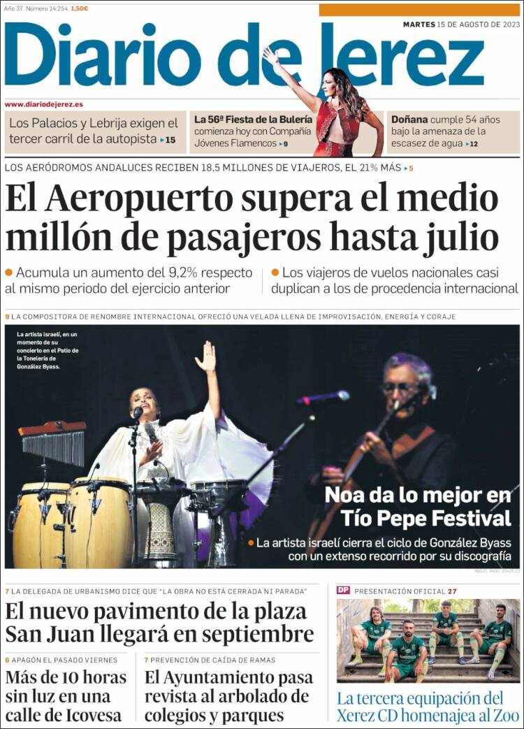 Portada de Diario de Jerez (España)