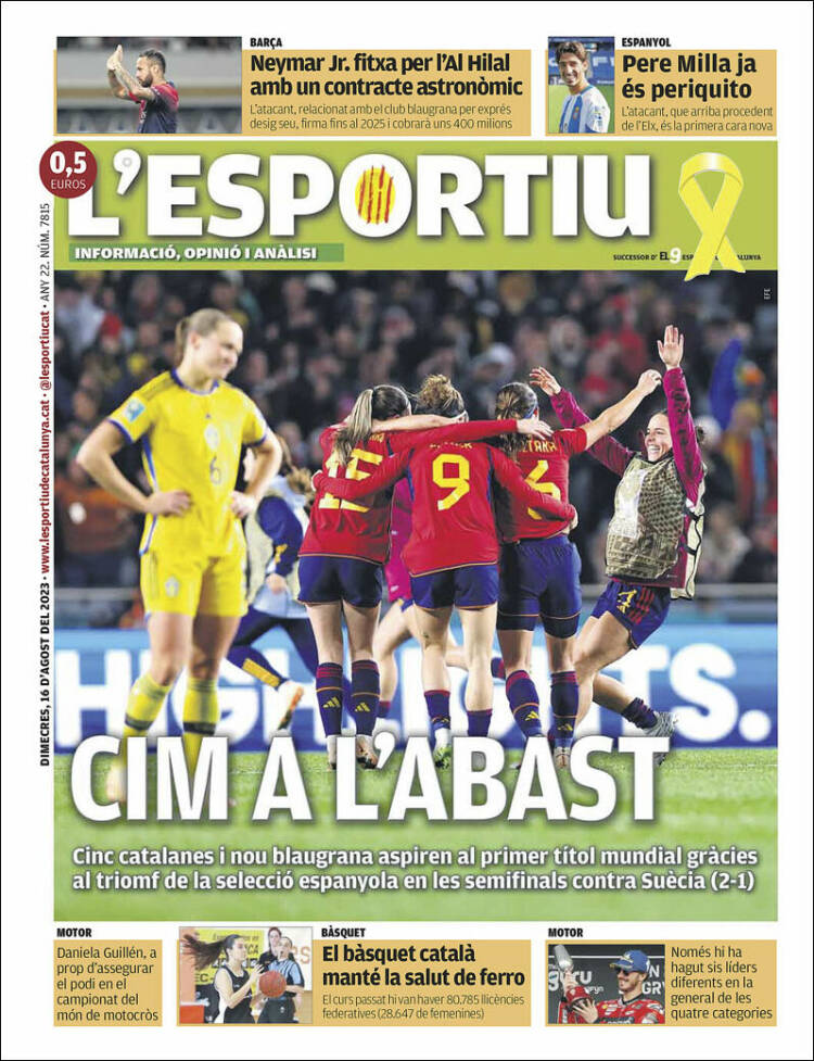 Portada de L'Esportiu (España)