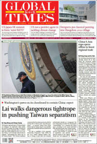 Portada de The Global Times (China)