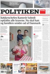 Portada de Politiken (Danemark)