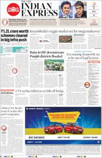 Portada de New Indian Express (India)