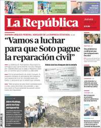 Portada de La Republica (Per&uacute;)