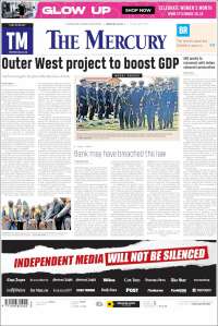 Portada de The Mercury (Sud&aacute;frica)