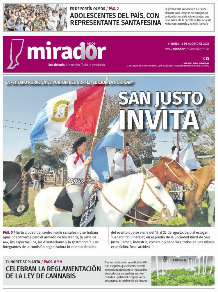 Portada de Mirador Provincial (Argentina)