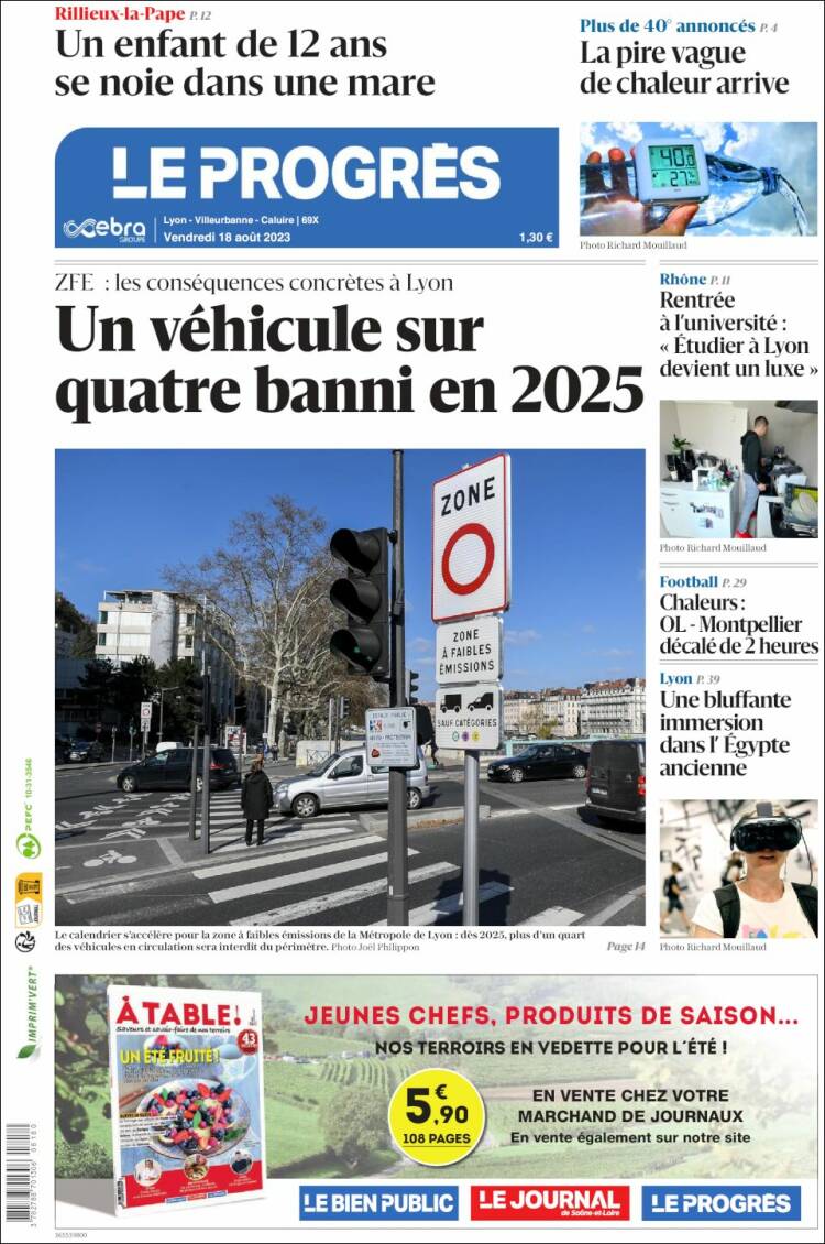 Portada de Progres de Fecamp (Francia)