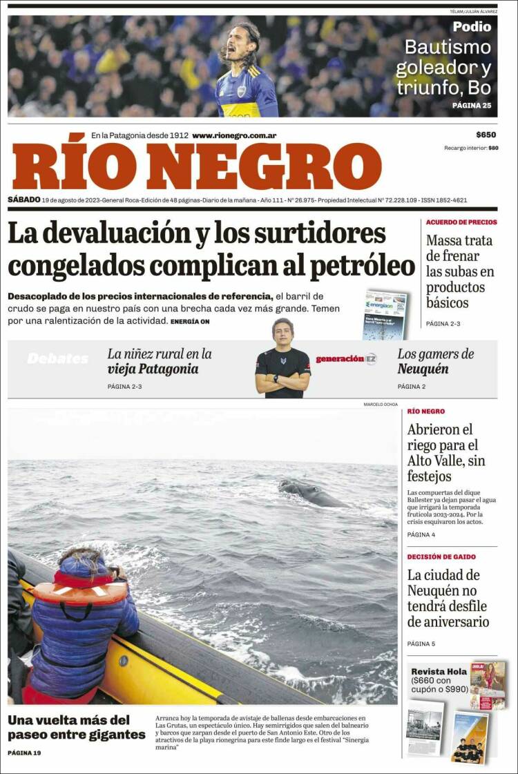 Portada de Rio Negro (Argentina)