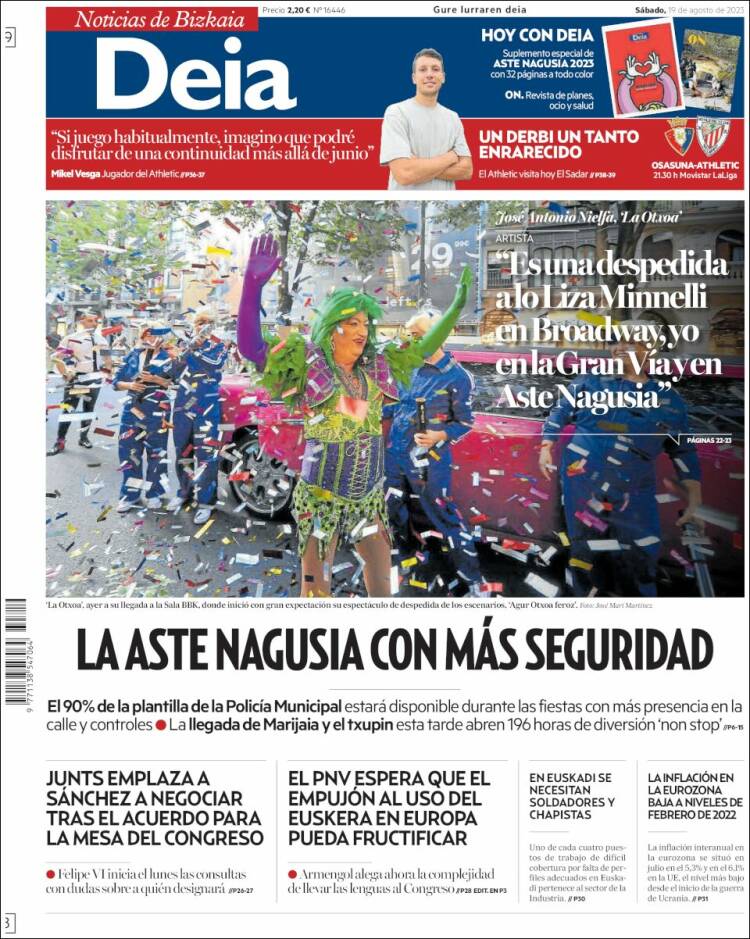 Portada de Deia (España)