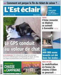 Portada de L'Est Eclair (Francia)
