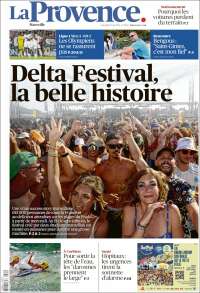 Portada de La Provence (Francia)