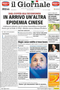 Portada de il Giornale (Italia)