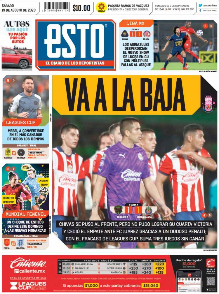 Portada de Esto (M&eacute;xico)