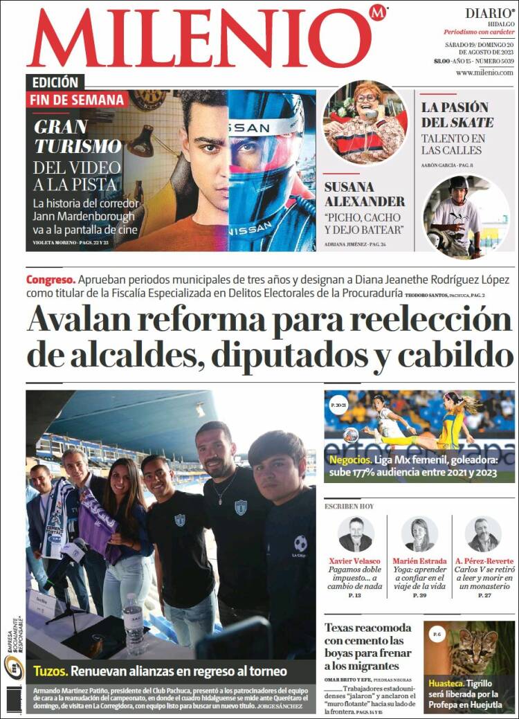 Portada de Milenio de Hidalgo (M&eacute;xico)
