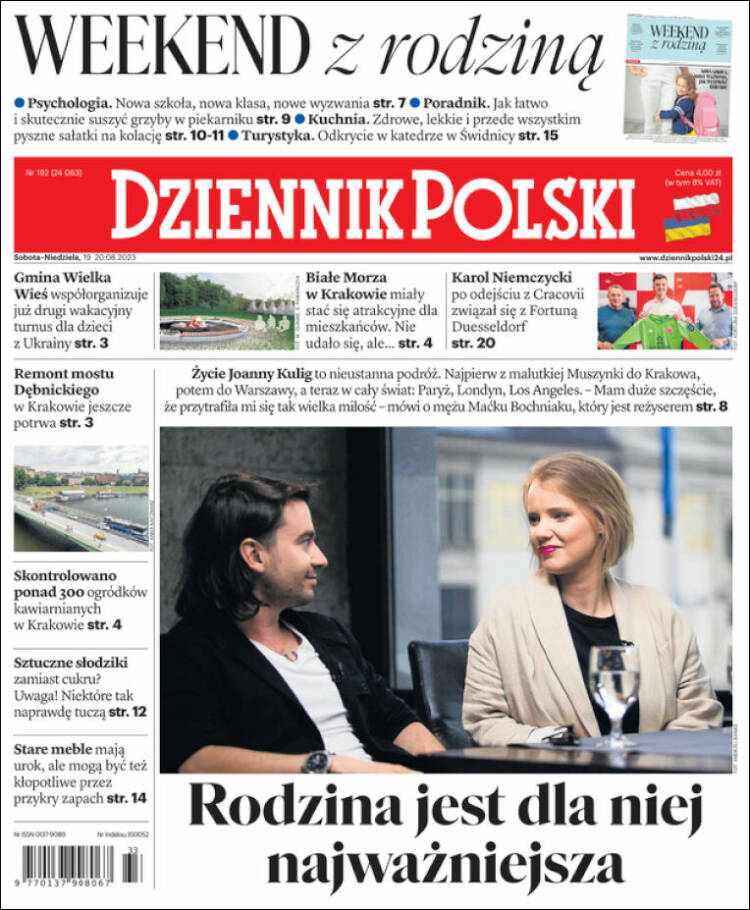 Portada de Dziennik (Polonia)