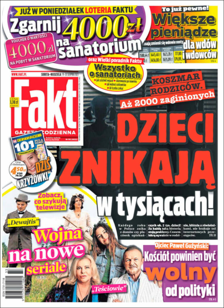 Portada de Fakt (Polonia)