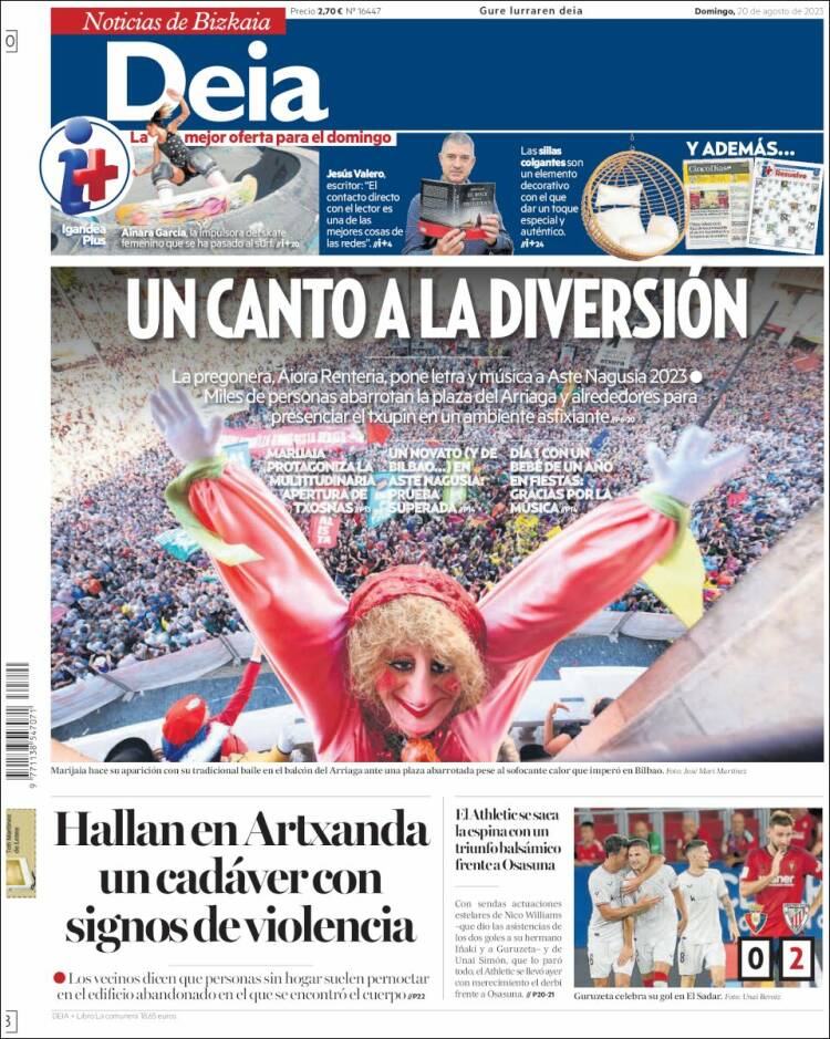 Portada de Deia (España)