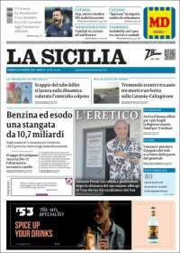Portada de La Sicilia (Italia)