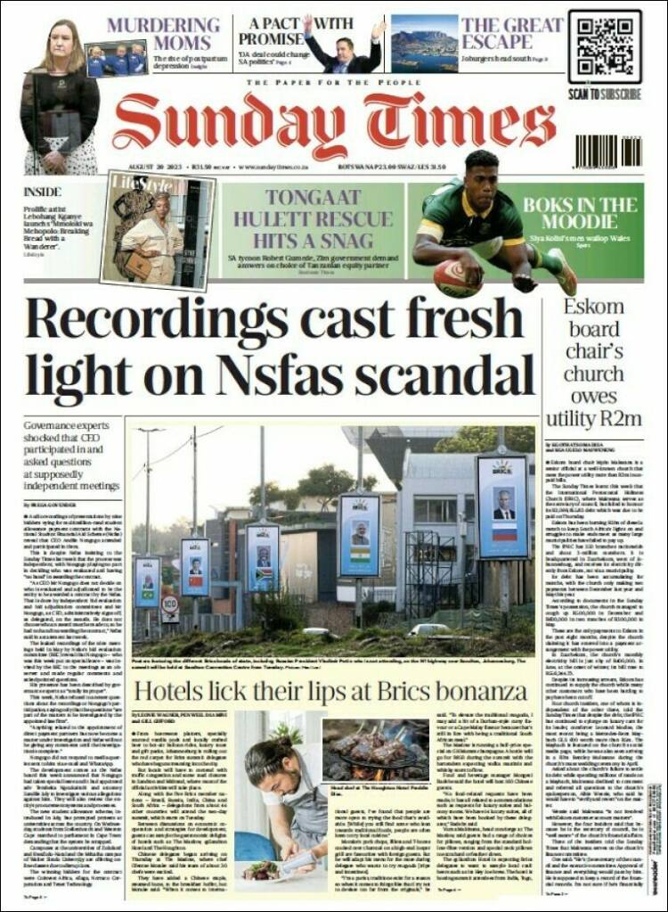 Portada de Hürriyet (Turqu&iacute;a)