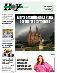 Portada de Diario Hoy (Argentina)