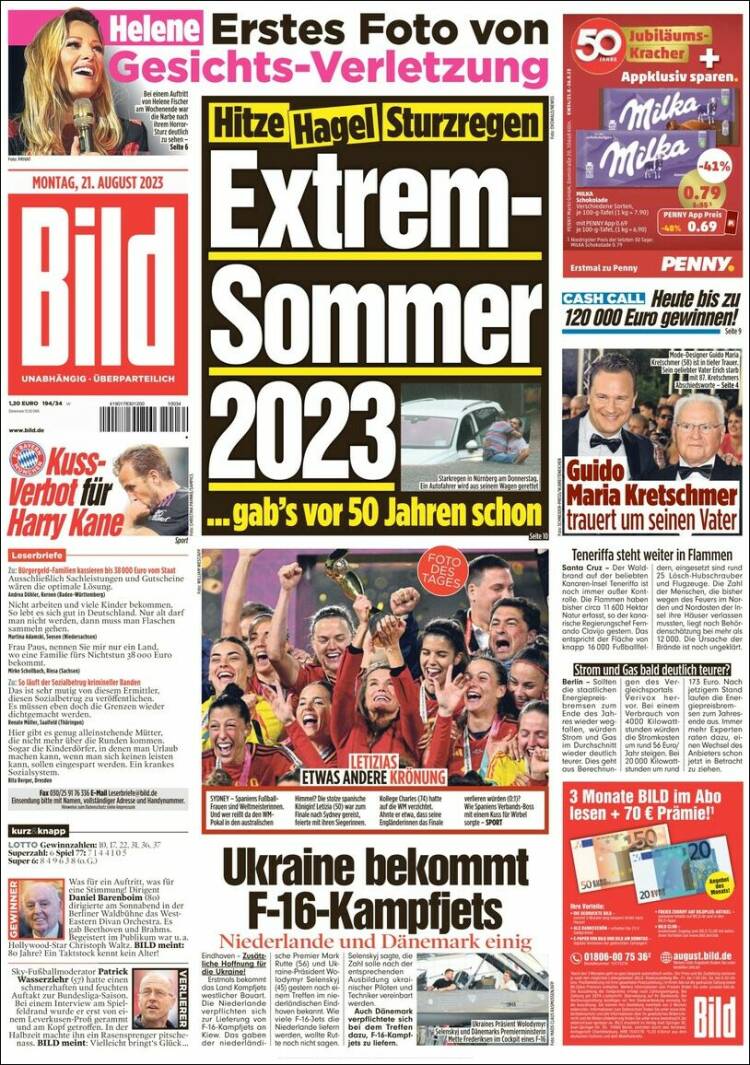 Portada de Bild (Alemania)