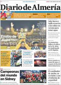 Portada de Diario de Almería (Espagne)