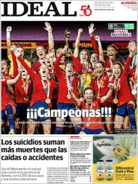 Portada de Ideal Almeria (Espagne)