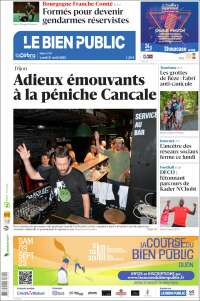 Portada de Le Bien Public (Francia)
