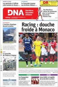 Portada de Les Dernières Nouvelles d'Alsace (Francia)