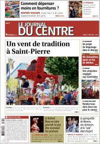 Portada de Le Journal du Centre (Francia)