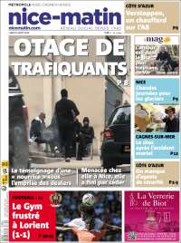 Portada de Nice-Matin (Francia)