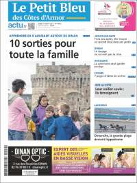 Portada de Le Petit Bleu (Francia)