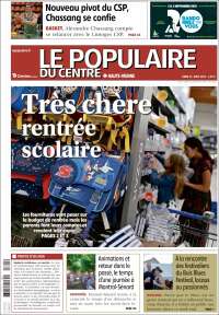 Portada de Le Populaire du Centre (Francia)