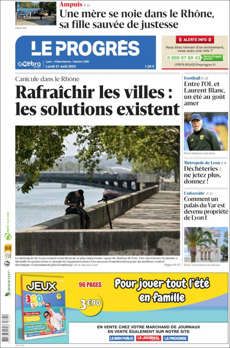 Portada de Progres de Fecamp (Francia)