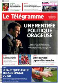 Portada de Télégramme (Francia)