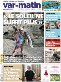 Portada de Var-Matin (Francia)