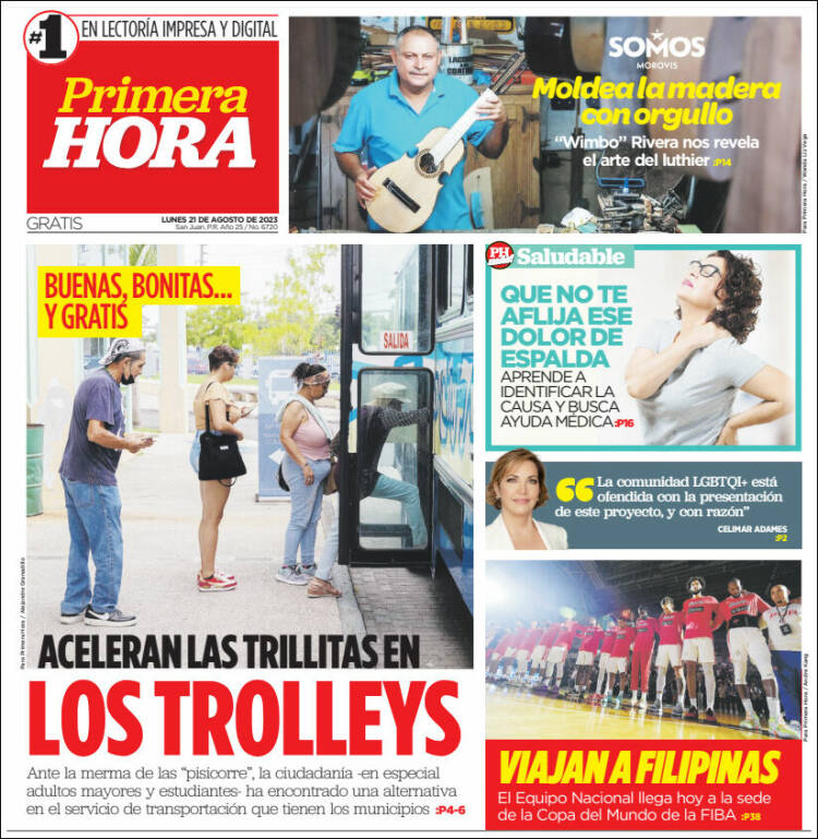 Portada de Primera Hora (Puerto Rico)