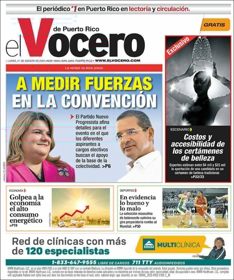 Portada de Vocero (Puerto Rico)