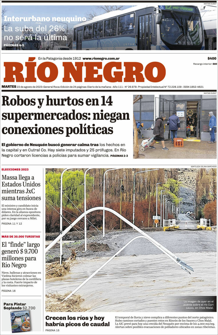 Portada de Rio Negro (Argentina)