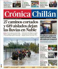 Portada de Crónica Chillán (Chile)