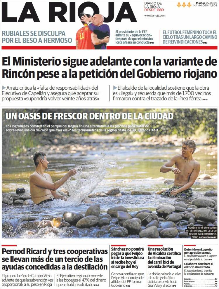 Portada de La Rioja (España)