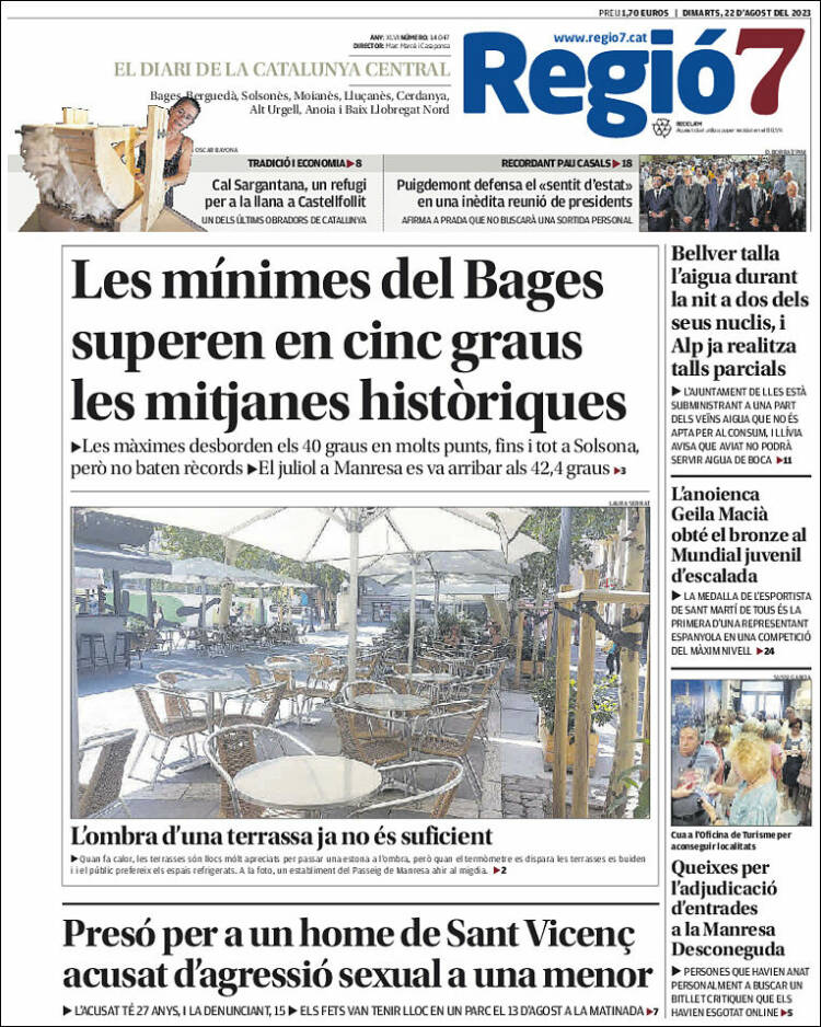 Portada de Regio7 (España)