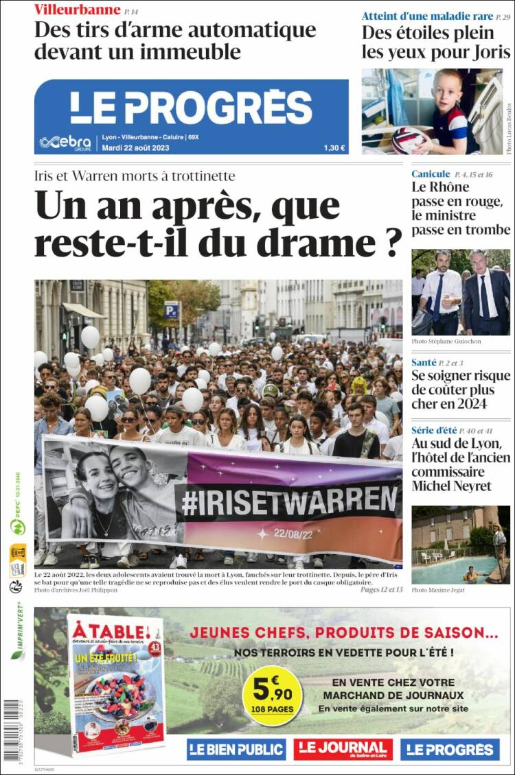 Portada de Progres de Fecamp (Francia)