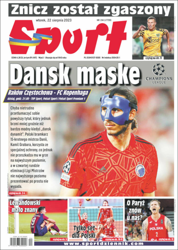 Portada de Katowicki Sport (Polonia)